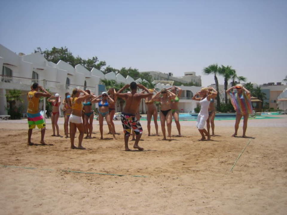Club dance after water gymnastics Hotel Aqua Fun