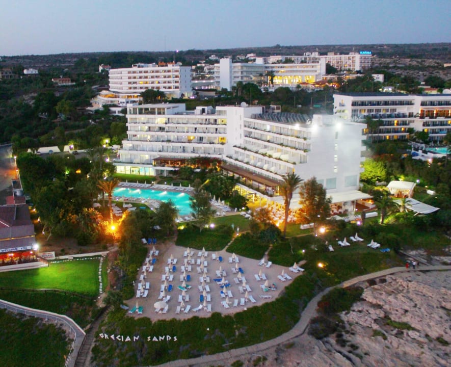 Arial View Hotel Grecian Sands