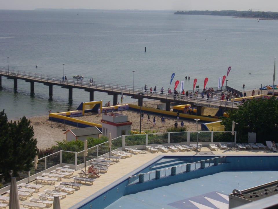 Der leider trockene Pool  Maritim Seehotel Timmendorfer Strand