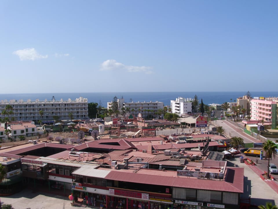 Linke Seite, Blick bis zum Meer Hotel Green Field