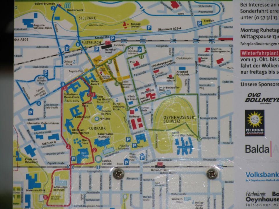 Karte Stadtkern Bad Oeynhausen Vienna House Easy Bad Oeynhausen