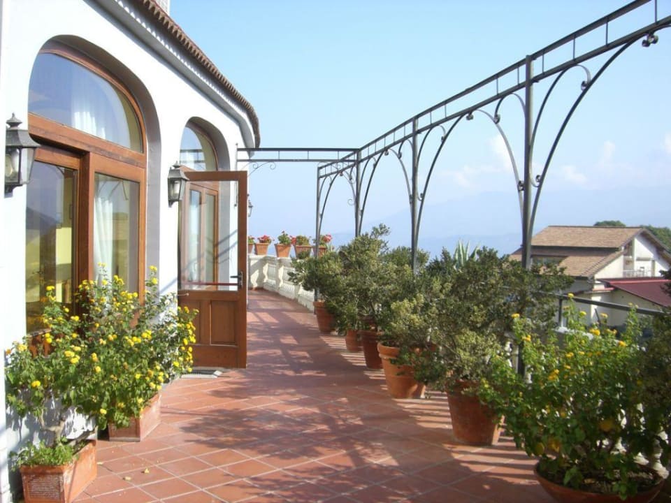 Zugang zur Terrasse Hotel Jaccarino