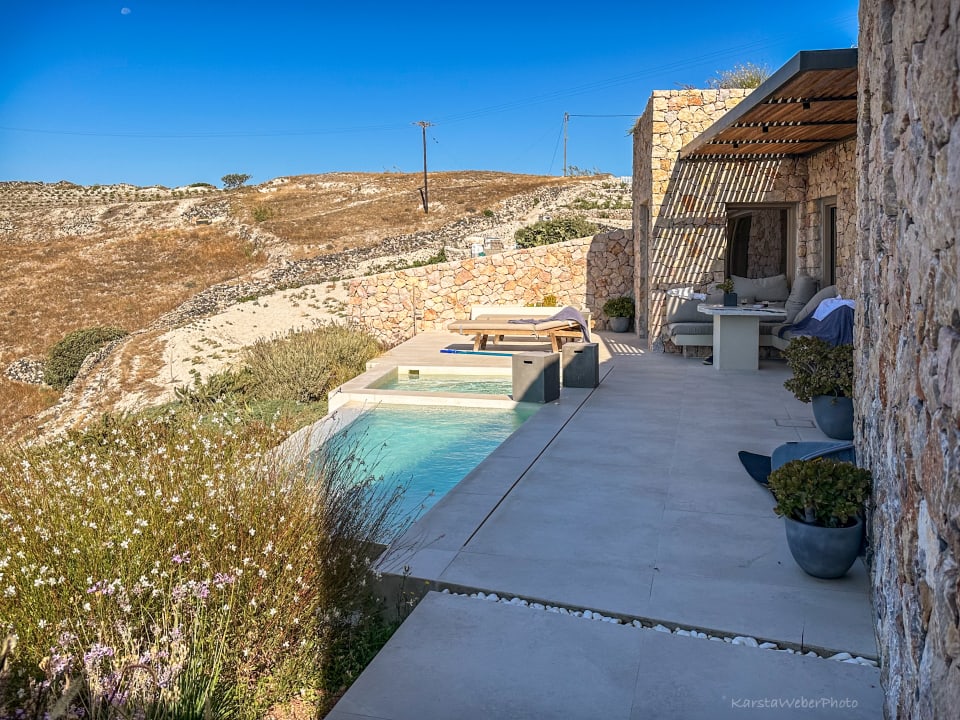 Außenansicht Santorini Sky, Luxury Resort