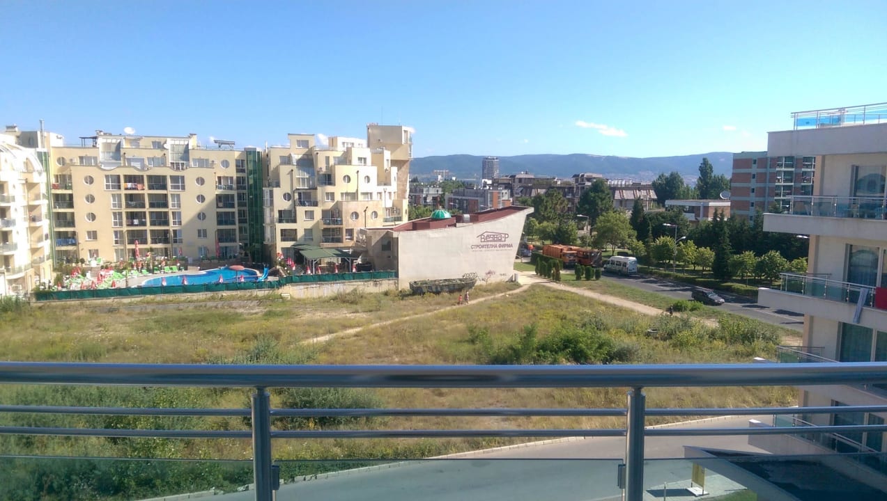Blick vom Balkon Hotel Calypso