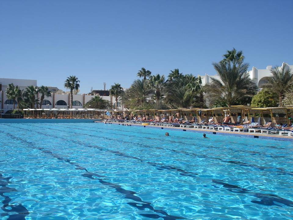 Ausblick zum Pool von der Poolbar aus Arabia Azur Resort
