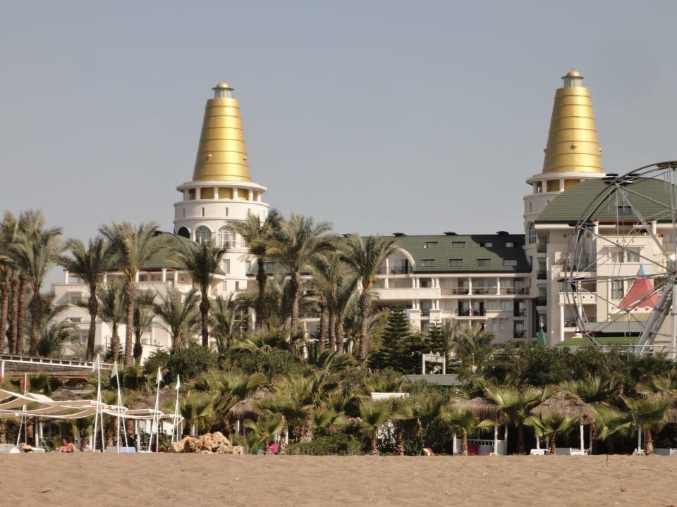 Vom Strand aus Hotel Delphin Diva