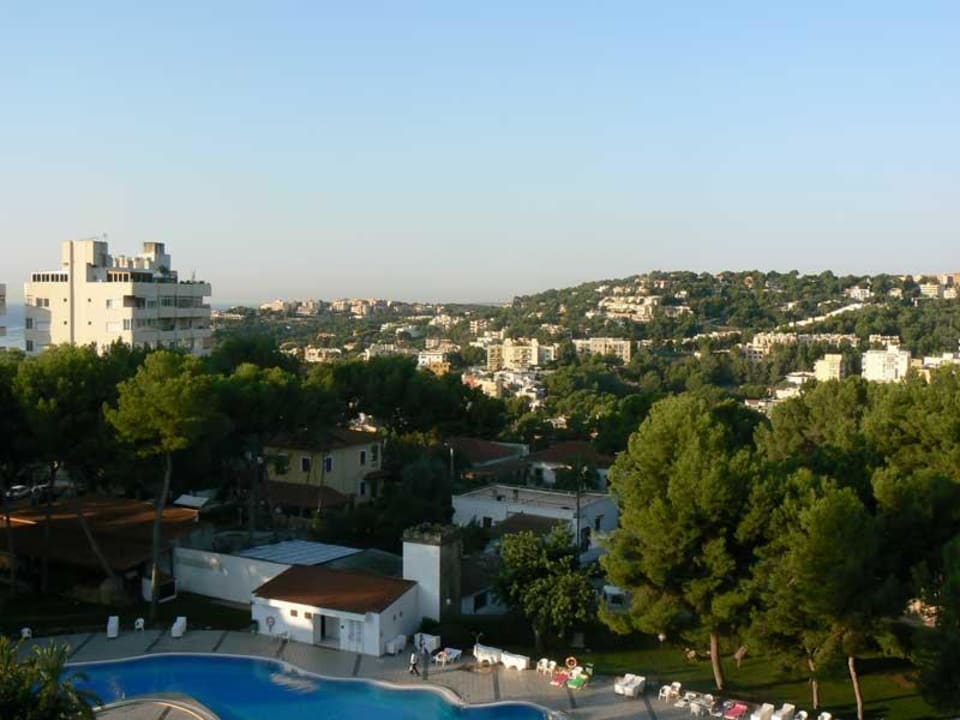 Aussicht vom Balkon BQ Belvedere Hotel