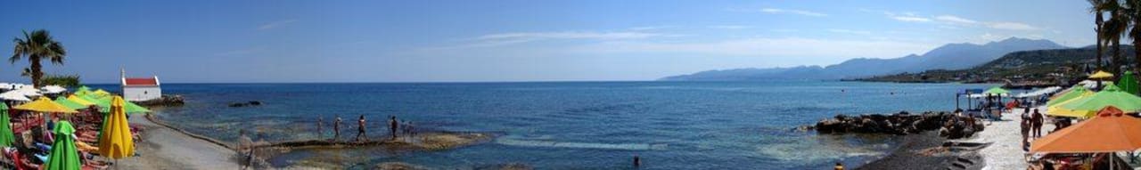 Panorama view of the beach Eri Beach & Village