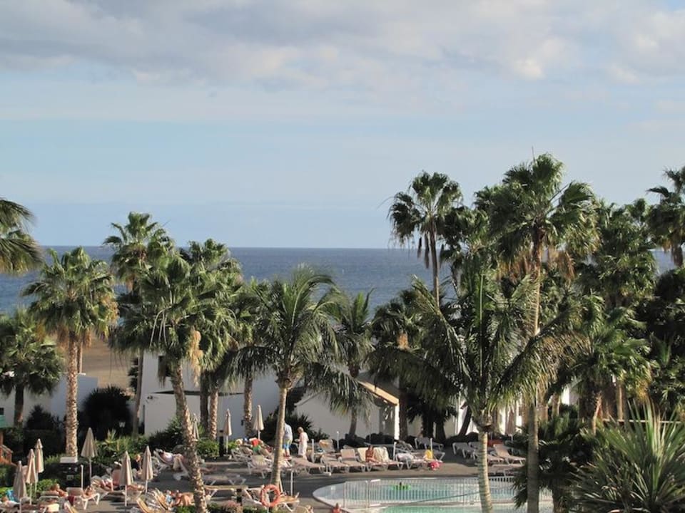 Meerblick vom Zimmer  Hotel Riu Paraiso Lanzarote