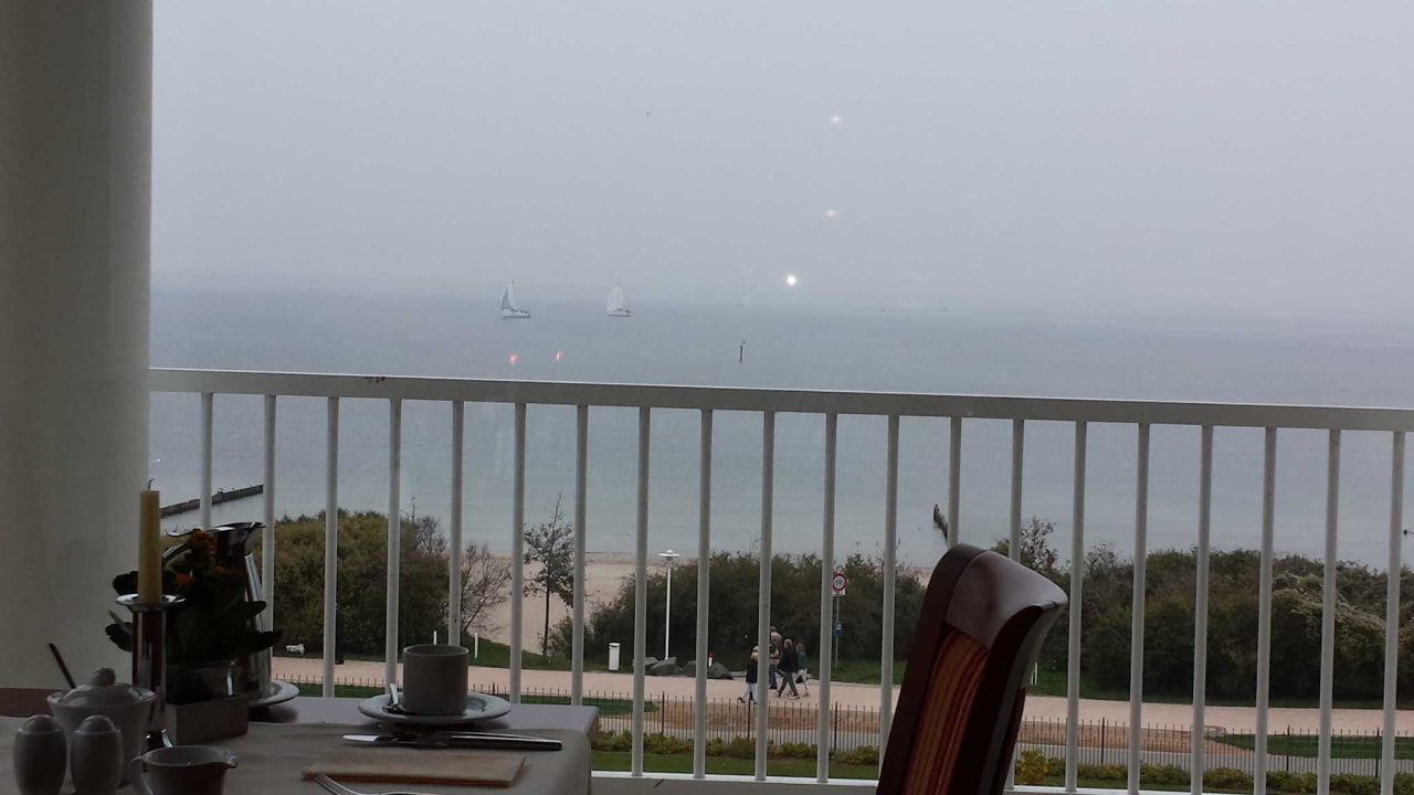 Blick aus Restaurant zum Meer Morada Strandhotel Ostseebad Kühlungsborn