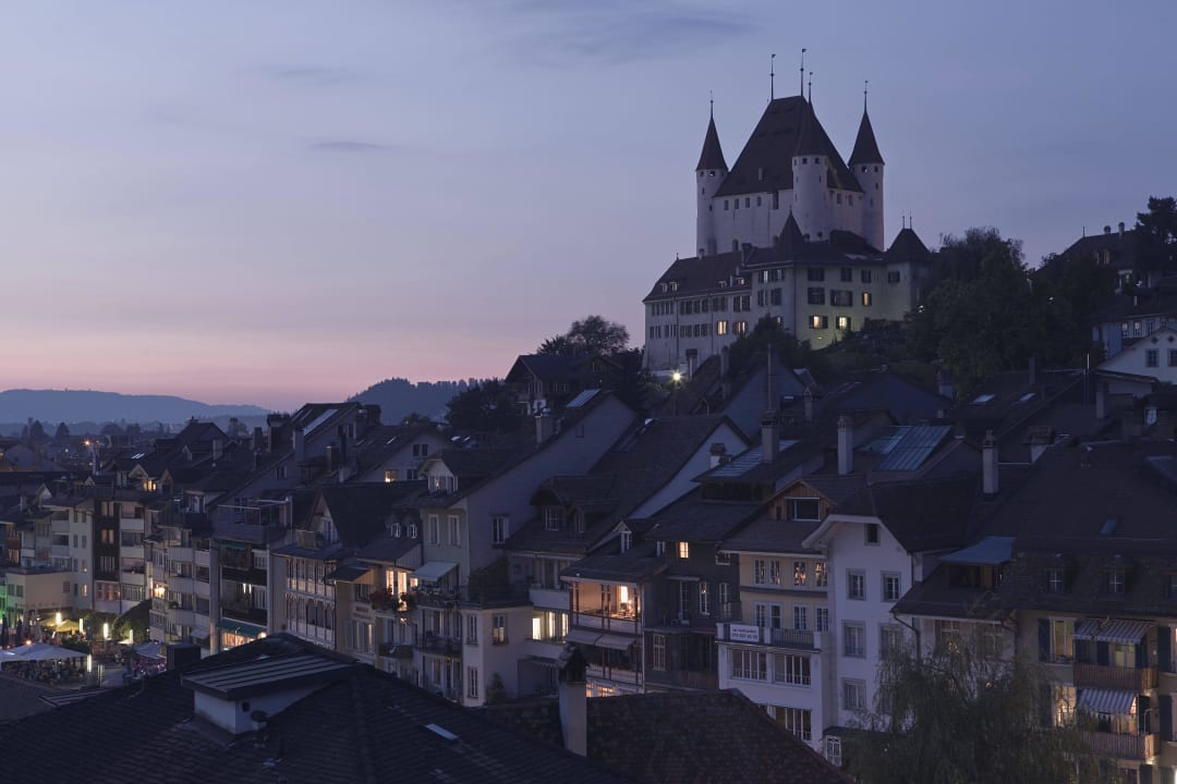 Schlossberg in der Abenddämmerung Hotel Schlossberg