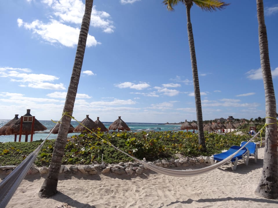 Hängematte mit Hotelstrand Bahia Principe Grand Tulum