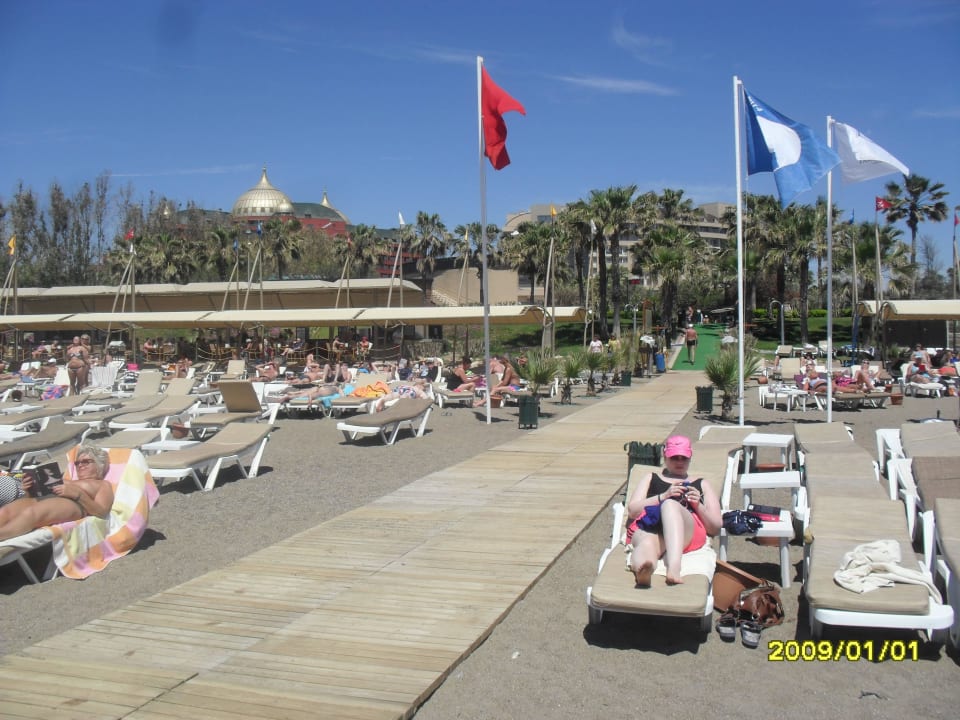 Ausblick vom strand  Fame Residence Lara & Spa