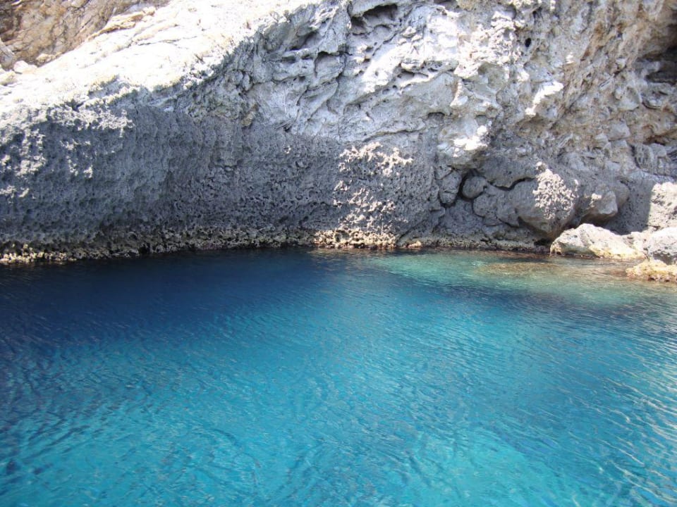The clearness of the sea Hotel Kalithea Horizon Royal