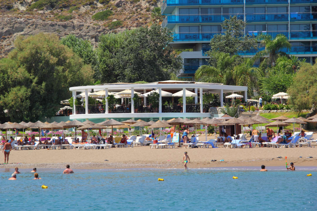 Ansicht vom Meer aus Hotel Calypso Beach