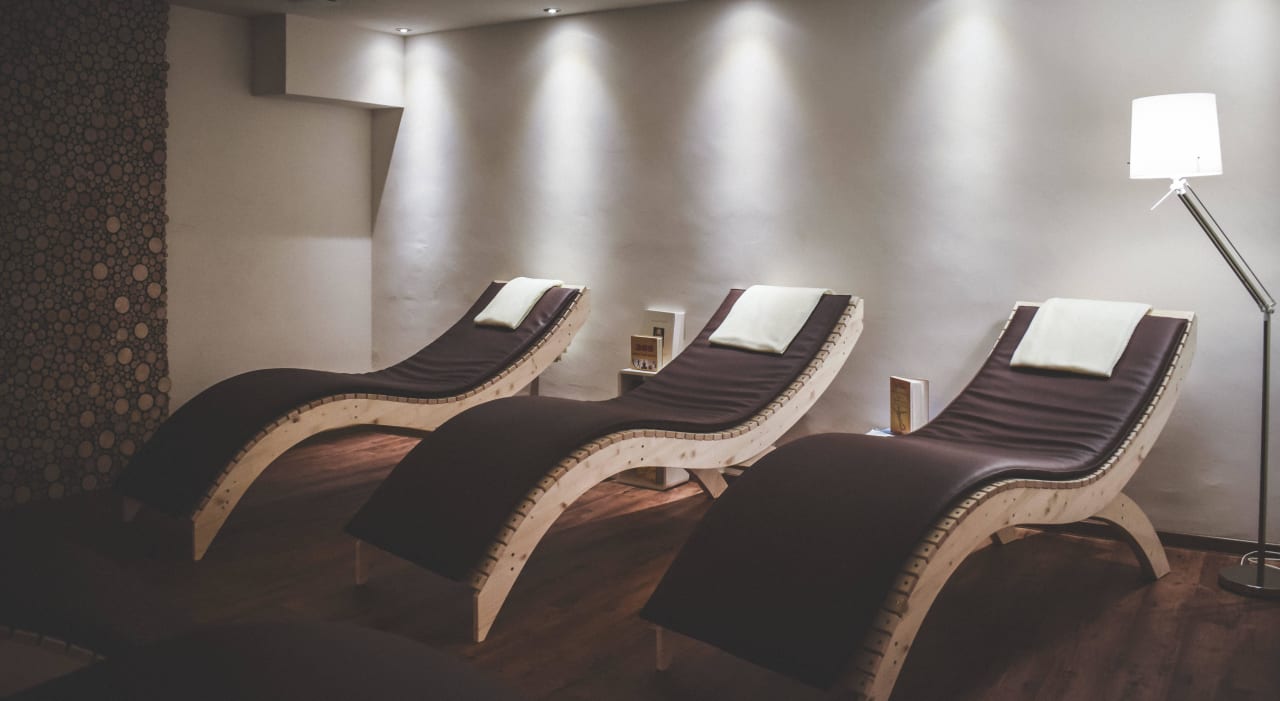 Der Ruheraum des Wellnessbereichs Apartment Alouette