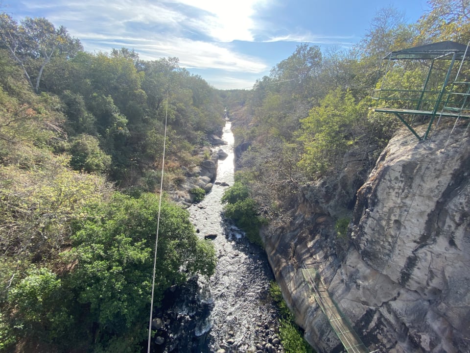 Ausblick Hotel Canon de la Vieja Lodge