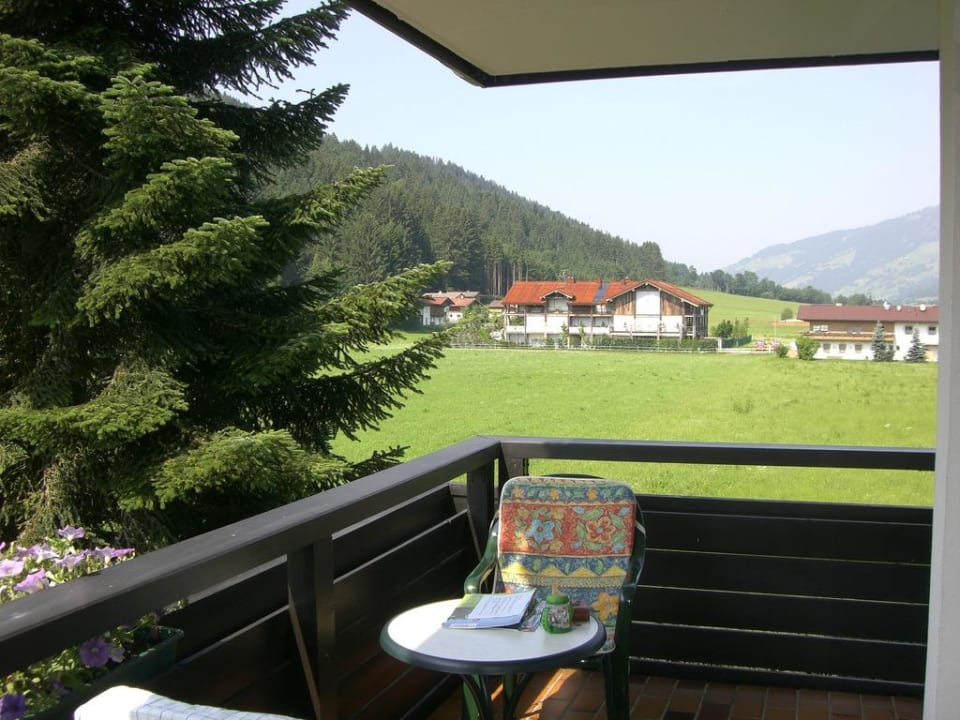 Blick vom Balkon Apartment Hartmann