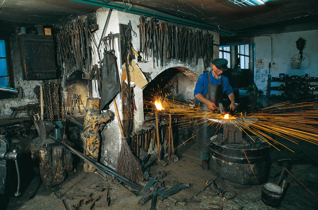 Hauseigene Schmiede  Hotel Kirchenwirt Aigen