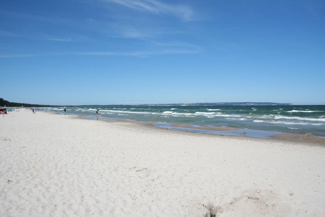 Strand unmittelbar vor dem Hotel Arkona Strandhotel