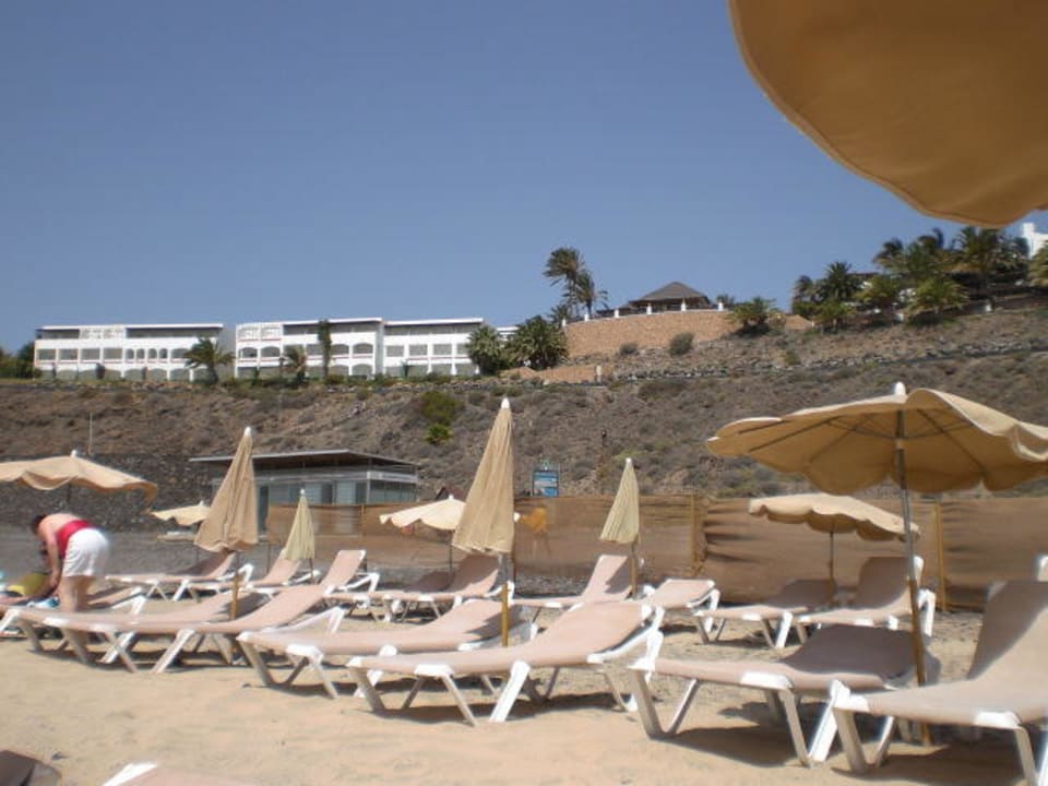 Blick in Richtung Hotelanlage Club Jandia Princess