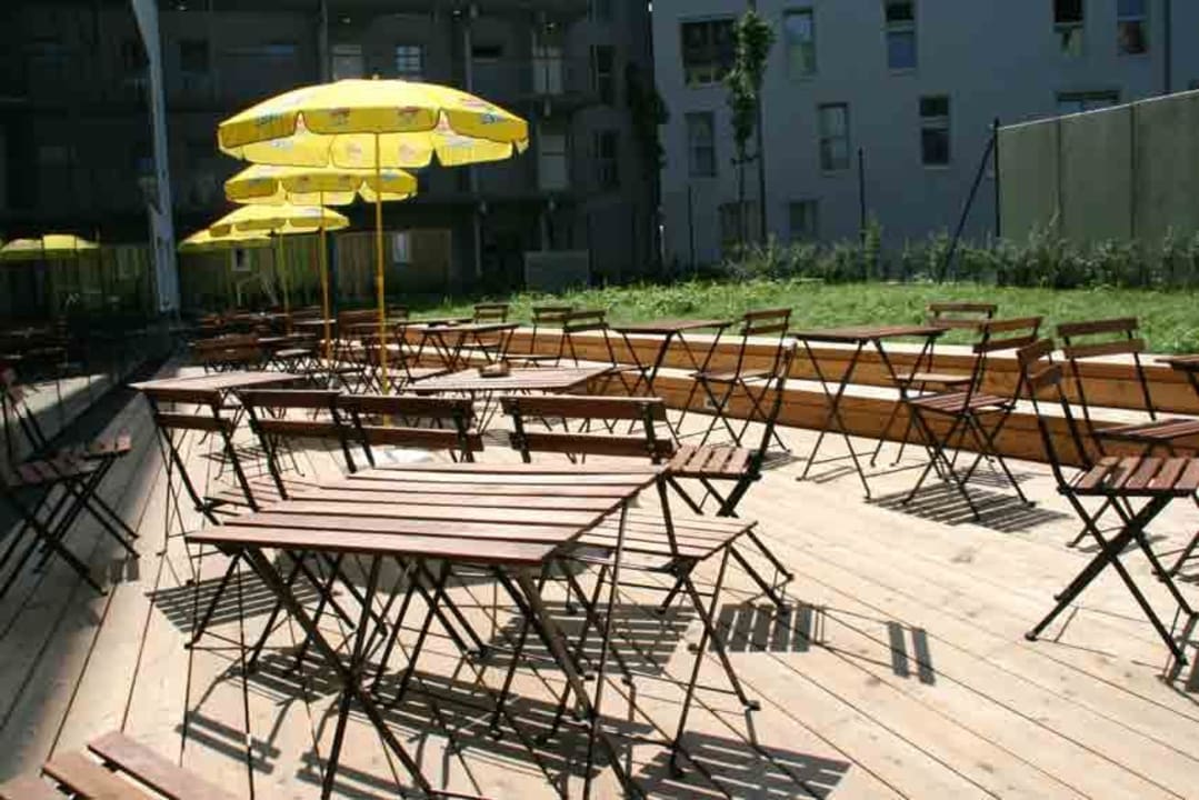 Garten Jugendgästehaus Brigittenau