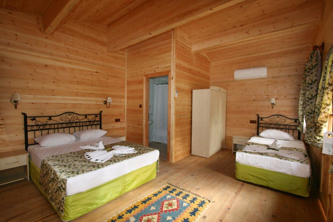 Bungalow zimmer ausstattung Şevki Bey Hotel