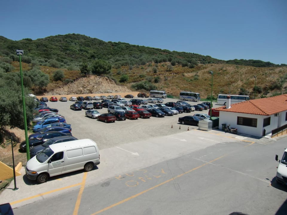 Zimmerausblick (Gartenseite) Akrathos Beach Hotel