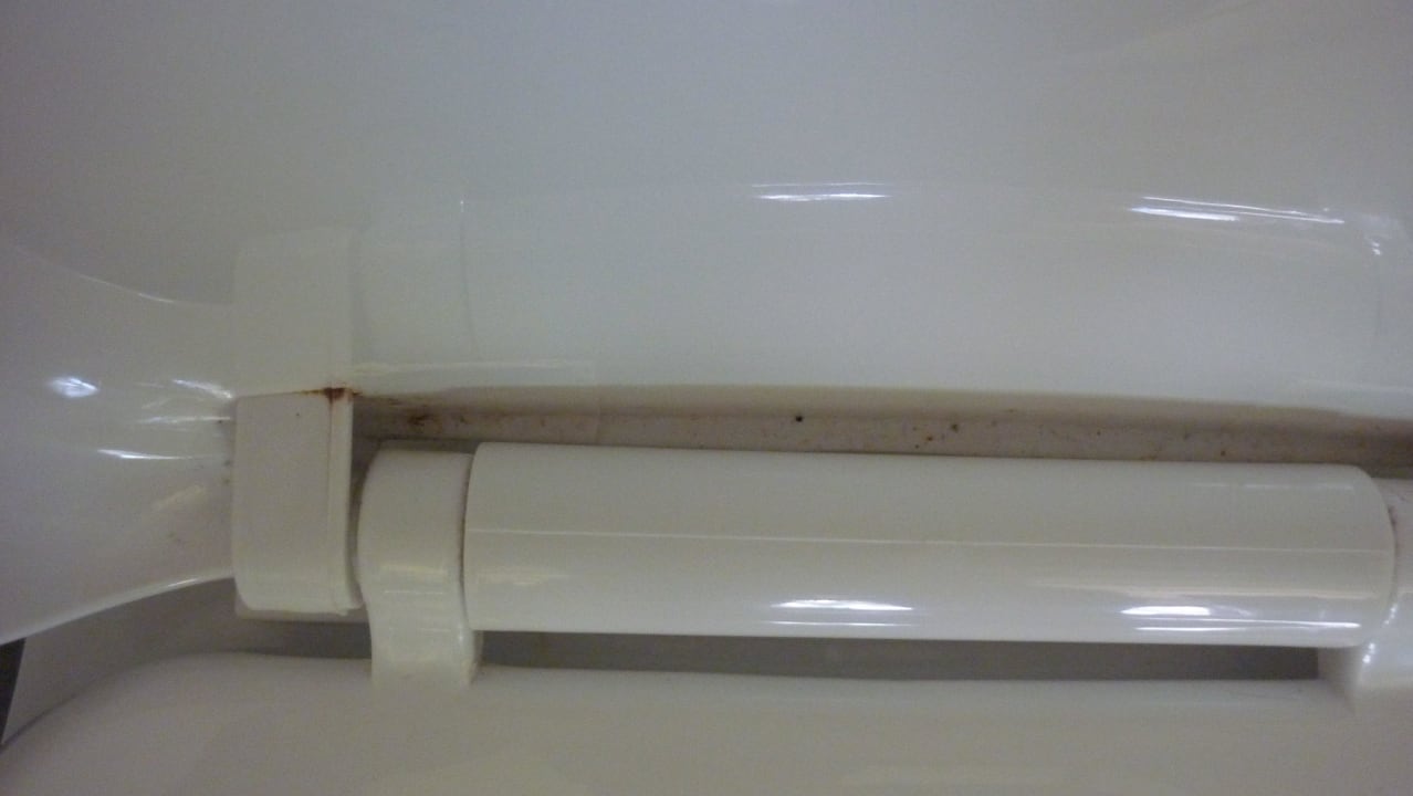 Toilettendeckel vom ersten Tag bis zum Abreisetag Mermaid Hotel & Club