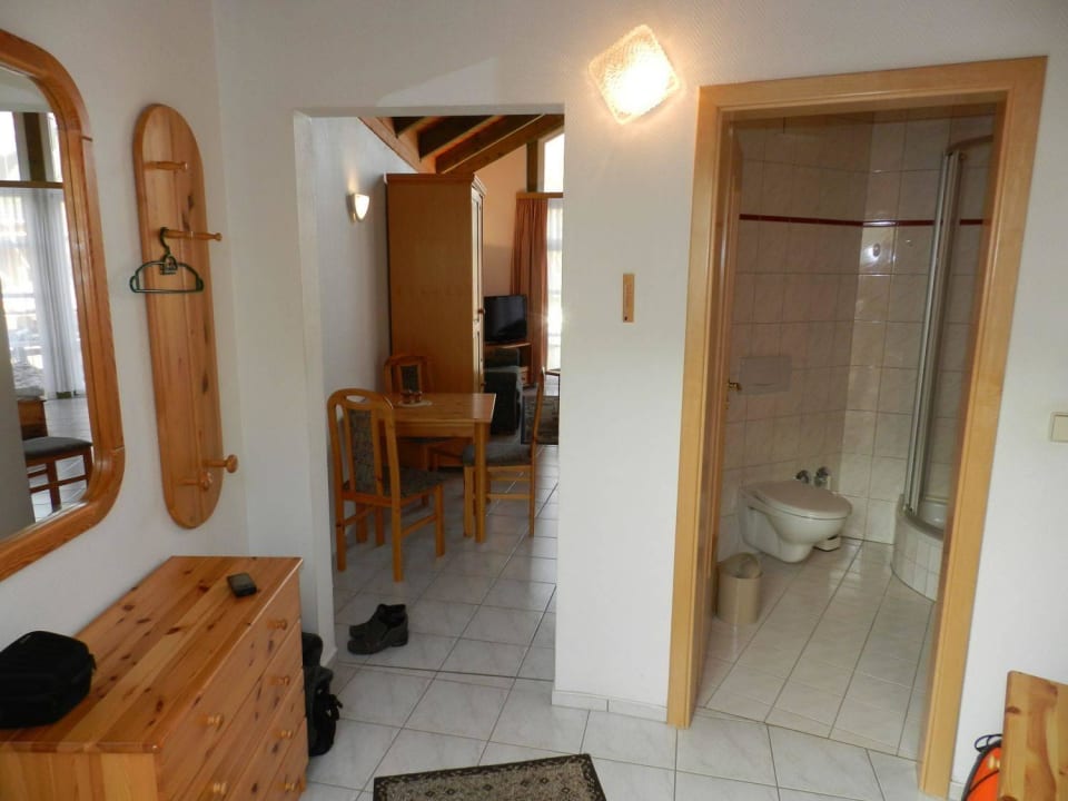 Eingangsbereich des Apartements 1 Zimmer Apartment Schumacher in Plau am See