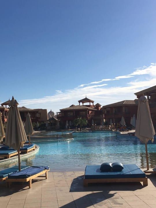 Pool im hinteren Bereich Pickalbatros Alf Leila Wa Leila Resort - Neverland Hurghada