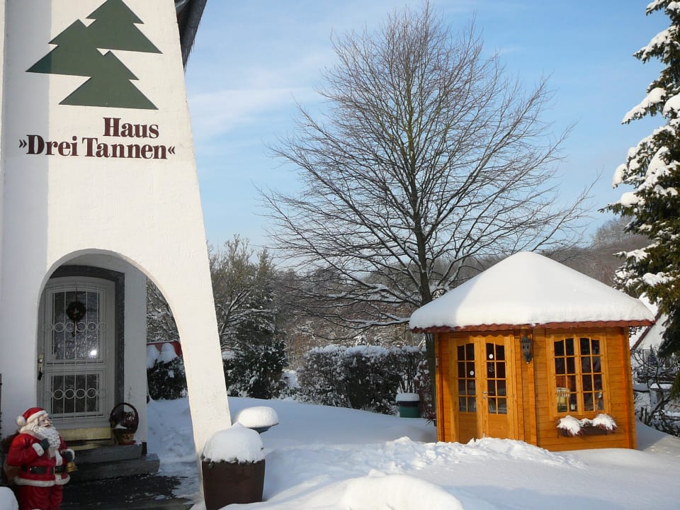 Eingangsbereich Pension Haus Drei Tannen