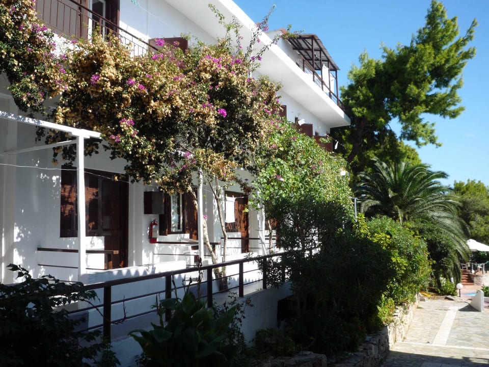 Seitentrakt des Hotels  Hotel Paradise Alonissos