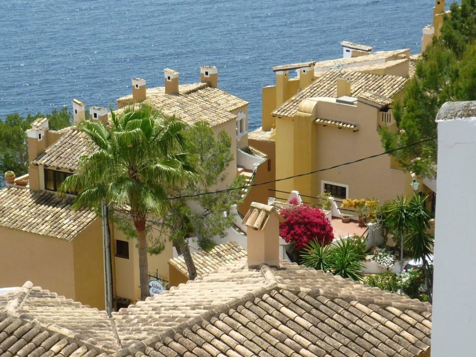 Blick von der Sonnenterrasse Hotel Aldea Cala Fornells 2