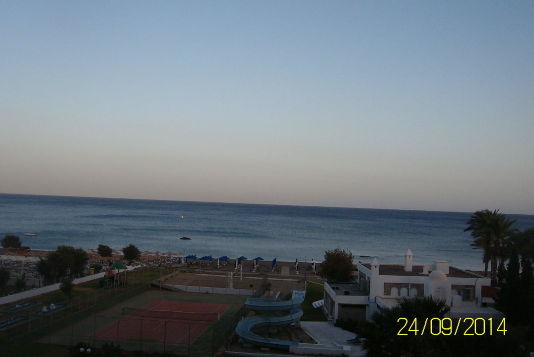 Meerblick vom 2.OG Olympos Beach Hotel