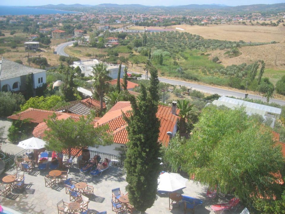 Blick über Nikiti Hotel Geranion Village
