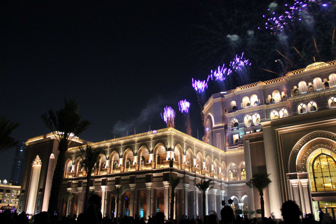 Silvesterfeuerwerk Emirates Palace Mandarin Oriental