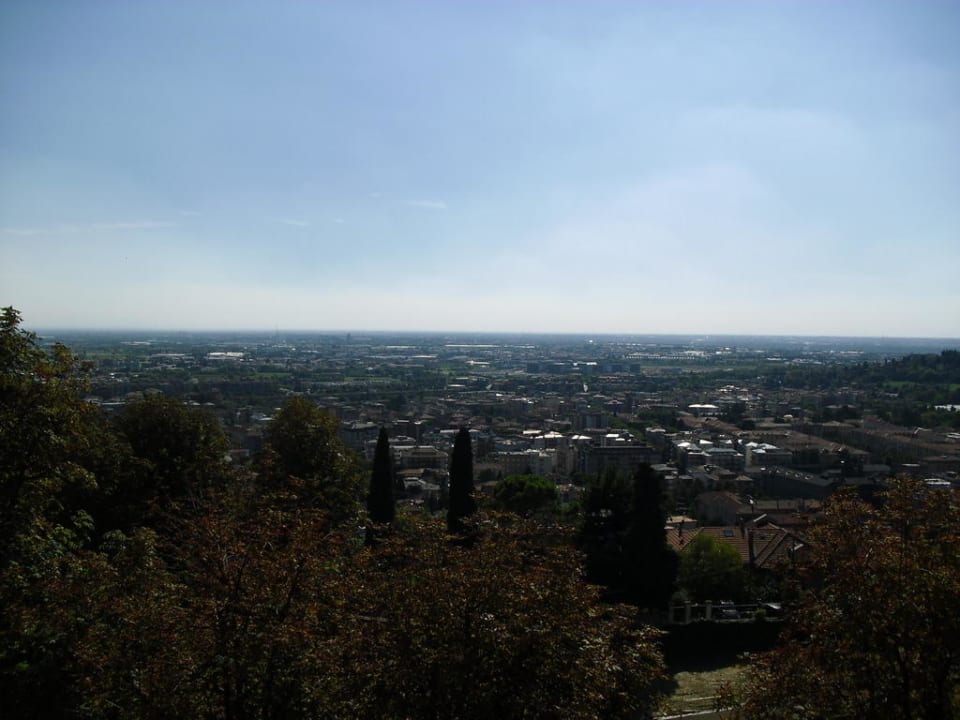 Ausblick von der Oberstadt Una Hotel Bergamo