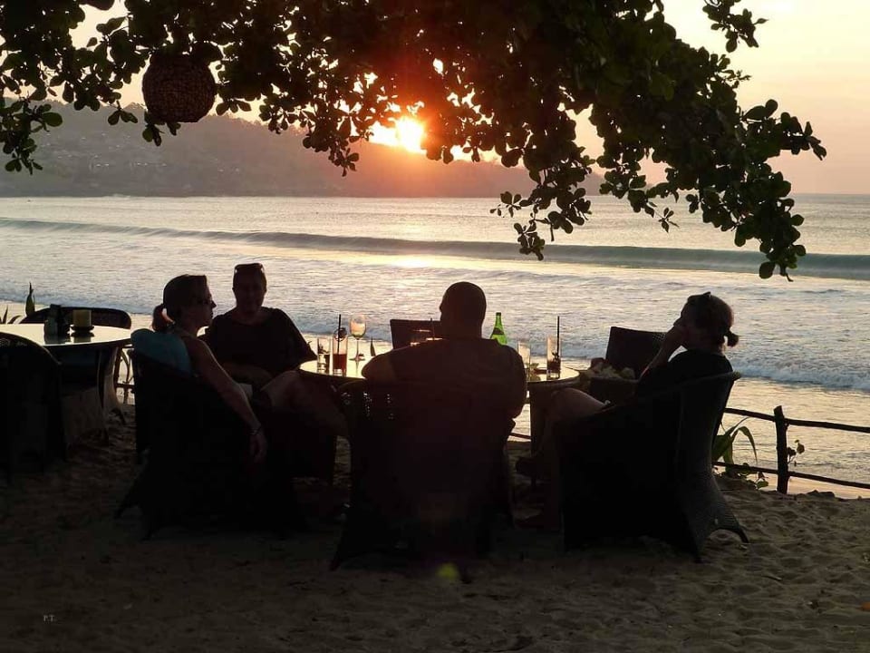 Sonnenuntergang in der Sunset-Bar InterContinental Bali Resort