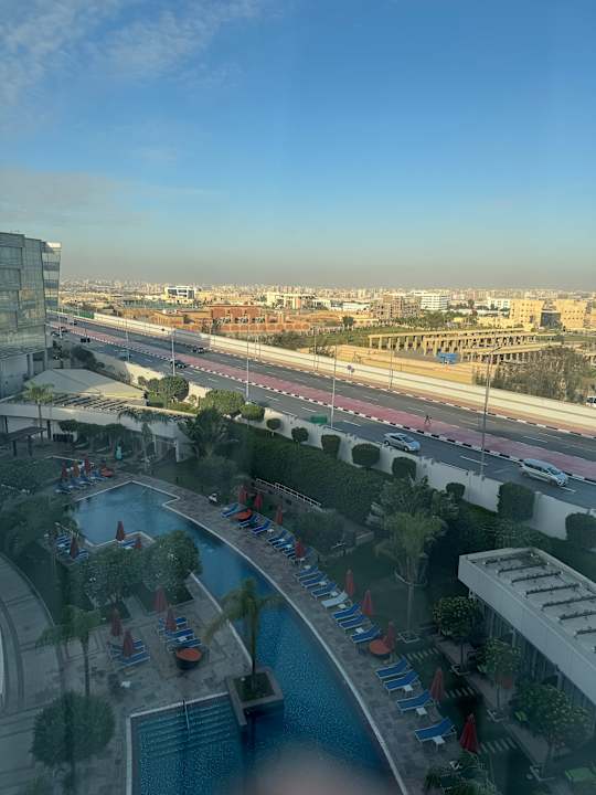 Ausblick Hotel Le Méridien Cairo Airport