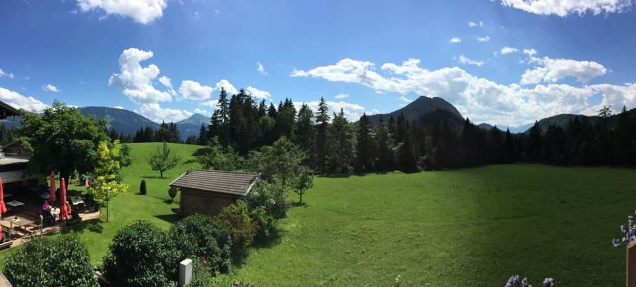 Blick vom Balkon Hotel Apart-Pension Bärnstatt