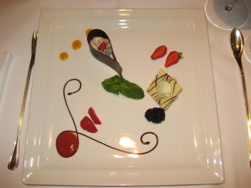 Dessert im Schlosshotel Schlosshotel Fiss