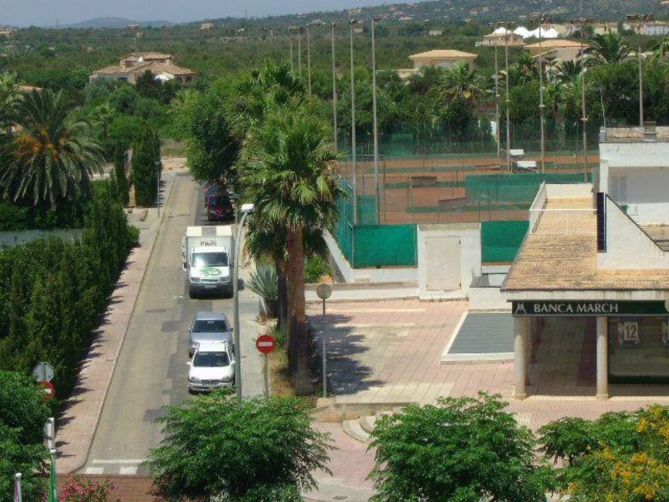 Ausblick vom Flur Block B Protur Palmeras Playa Aparthotel