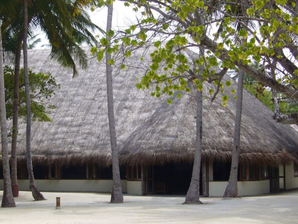Rezeption im Süden der Insel  Meeru Maldives Resort Island