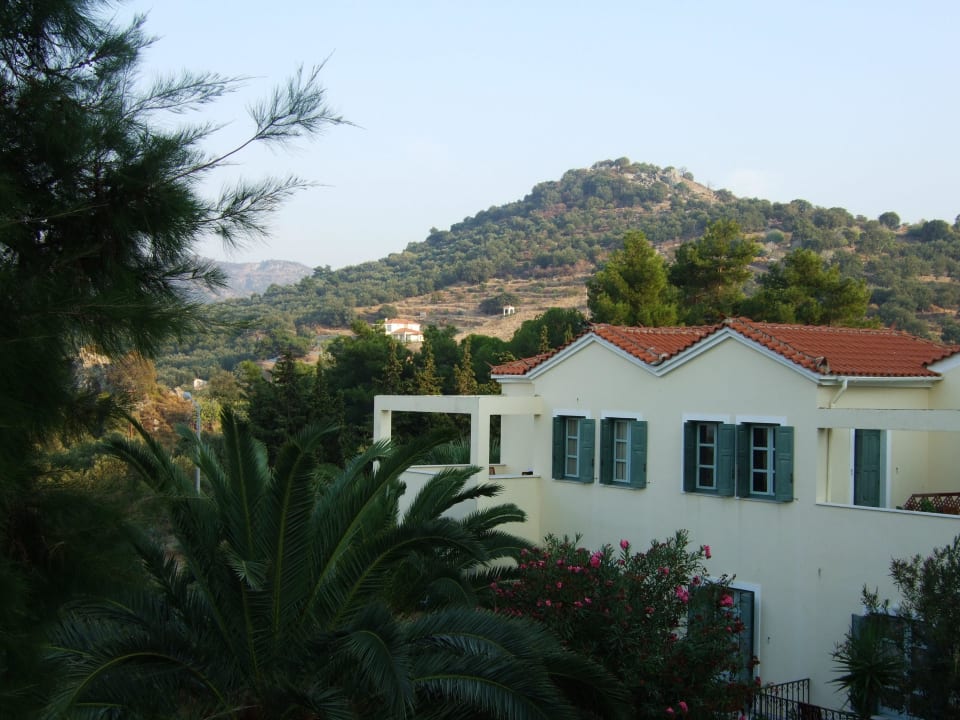 Balkonblick Hotel Alma Beach