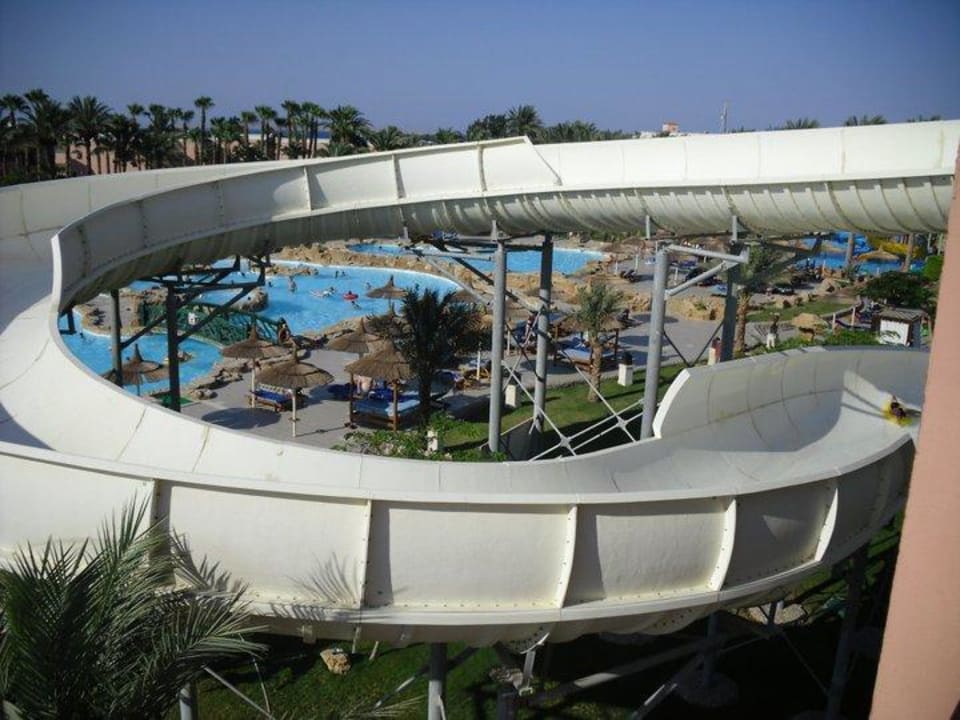 Vom Rutscheturm aus Beach Albatros Resort