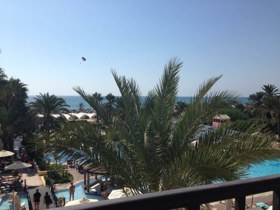 Blick vom Zimmer  Hotel Paradis Palace