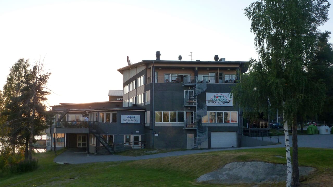 Hotel Zufahrt Hotel Lappland