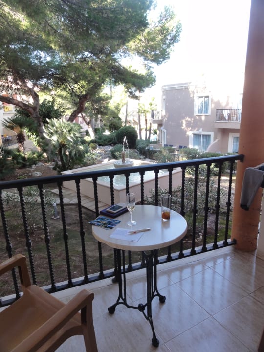 Blick vom Balkon mit Springbrunnen R2 Lago Playa Park