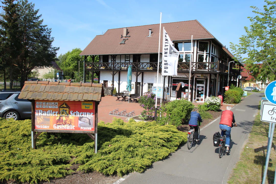 Außenansicht Pension Die Radler-Scheune